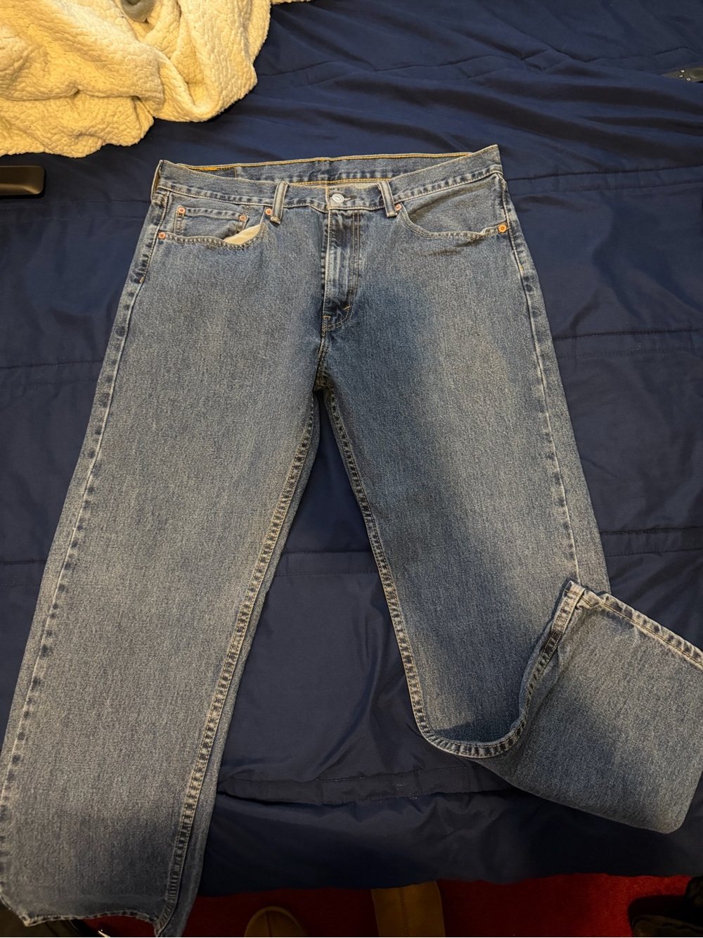 Levi's Men's Light Blue Straight Jeans